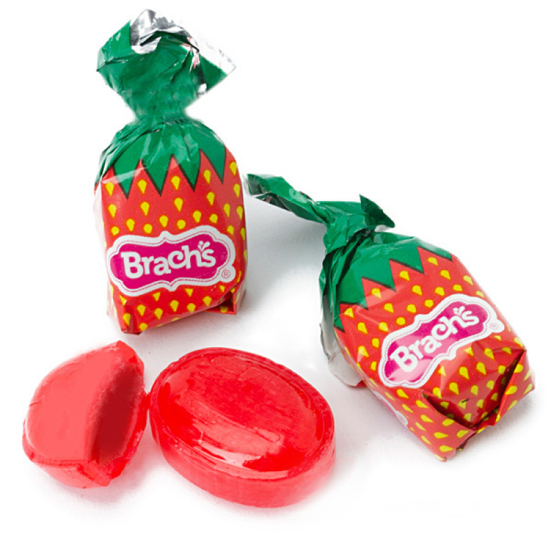 Arcor Strawberry Filled Hard Candy Buds Bon Bon Sachet Wrap Bulk Pack